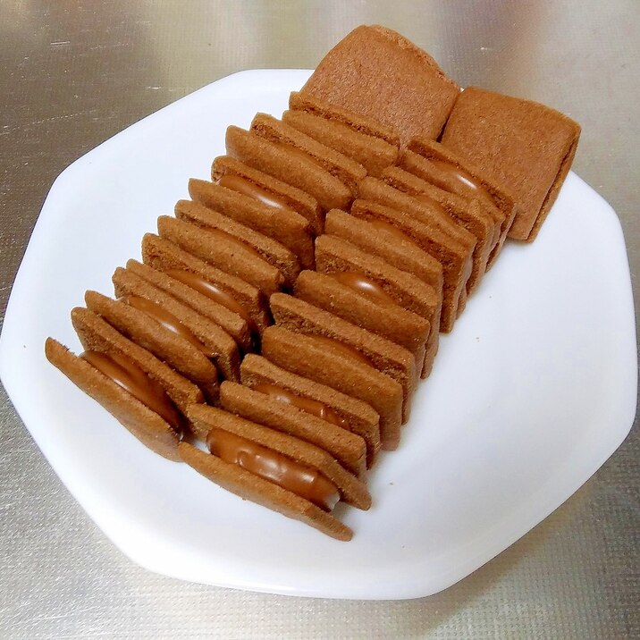 材料5つ!HMで作る、ショコラバターサンド
